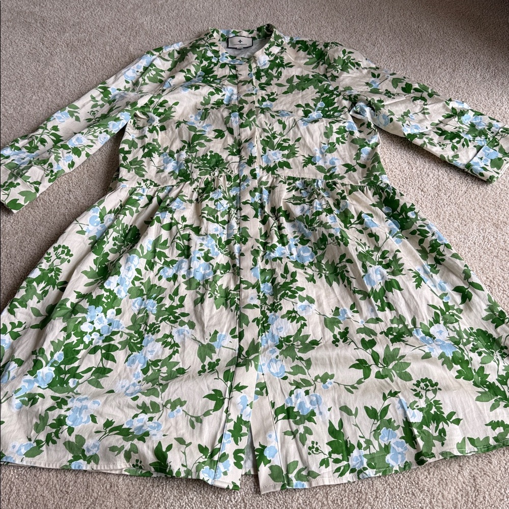 Tuckernuck English Ivy Royal Floral Dress Size Small - Picture 4 of 10